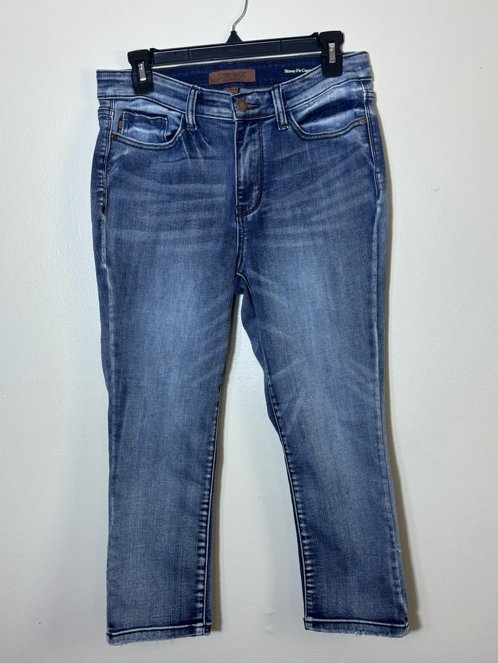 Judy Blue Jeans Skinny Fit Capri 9/29 Mid Rise Denim Stretch